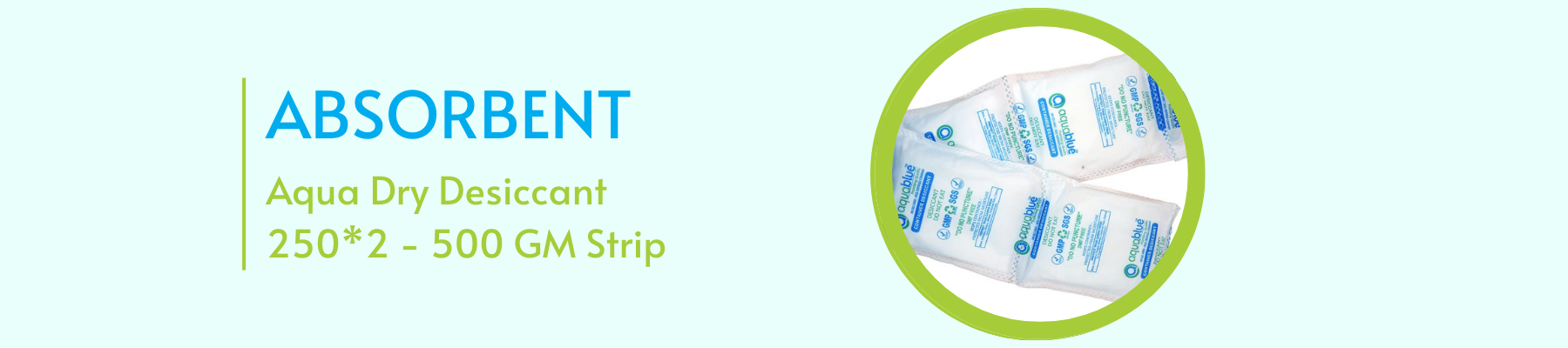 Aqua Dry Desiccant 250*2 - 500 GM Strip