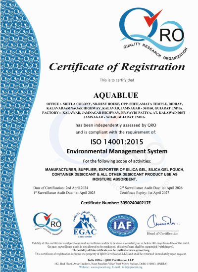 AQUABLUE QRO 14001